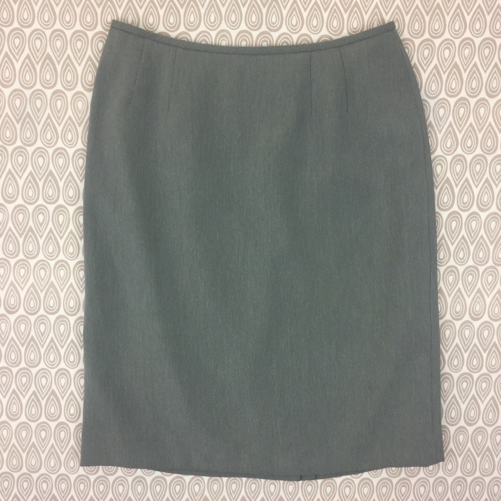 Kasper Women's Gray Pencil Skirt SZ 6P Petite P101